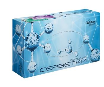 Серветки паперові Solution Pharm двошарові білі №80