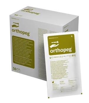 Рукавички Dermagel Orthopedic хірургічні латексні неприпудрені стер. р.7,5