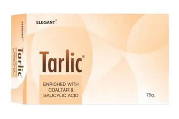 Мило тверде дігтярне Tarlic (Тарлік) з саліциловою кислотою при псоріазі, лупі, 75г