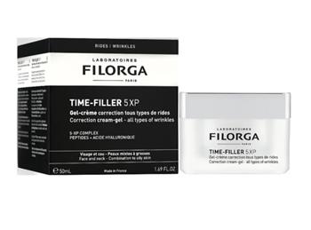 Крем для обличчя Filorga Time-Filler 5 ХР від зморшок для нормальної та сухої шкіри, 50мл / Філорга