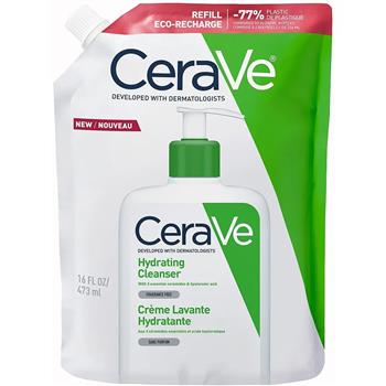 Емульсія CeraVe очищувальна зволожуюча для нормальної та сухої шкіри, Рефіл 473мл