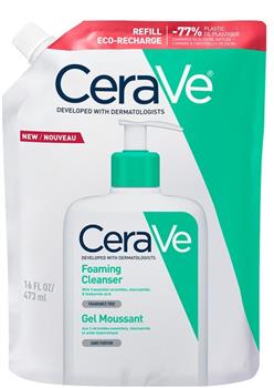 Гель CeraVe інтенсивно очищуючий для нормальної та жирної шкіри, Рефіл 473мл