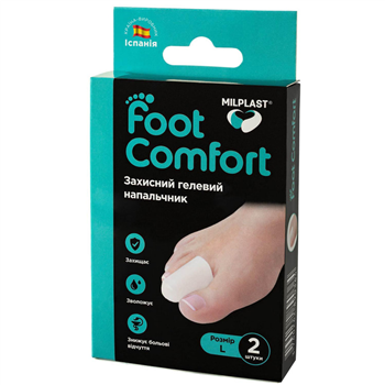 Напальчник гелевий Milplast Foot Comfort захисний, розмір L, №2