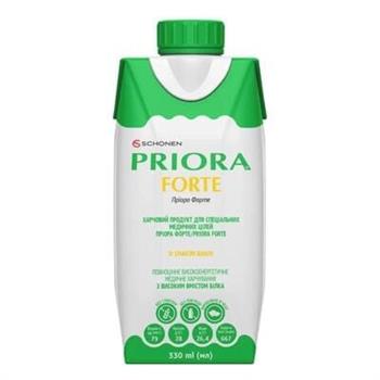Пріора Форте харчування для спеціальних медичних цілей для дорослих та дітей від 3 років, зі смаком ванілі, 330мл