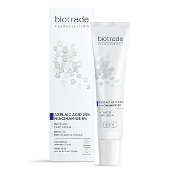 Крем для обличчя Biotrade AzeB3 Intensive інтенсивної дії з азелаїновою кислотою 20% та ніацинамідом 6%, 30мл