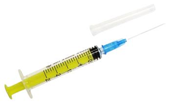 Шприц "Alexpharm" 2мл (3-х комп.) з голкою 23G (0,6х30мм)