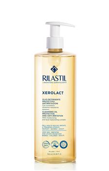 Олія очищувальна для обличчя та тіла Rilastil Xerolact для дуже сухої, схильної до подразнень та атопії шкіри, 750мл