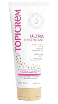 Крем для тіла Topicrem Ultra Hydratant ультразволожуючий з ефектом мерехтіння, 200мл